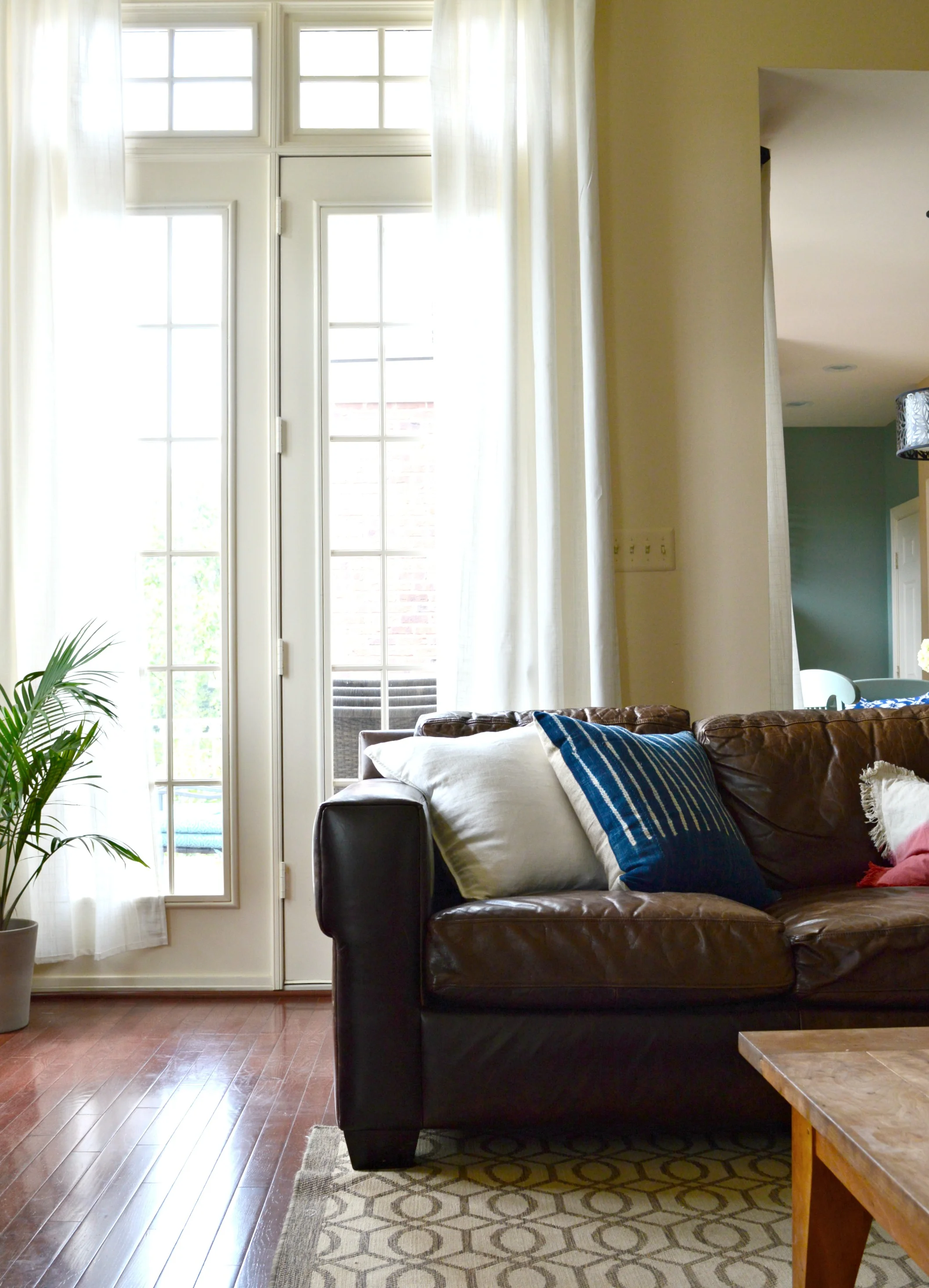 Striped Indigo Pillow, The Woven Home
