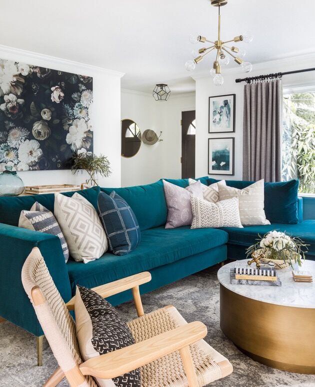 Turquoise Living Room Blog