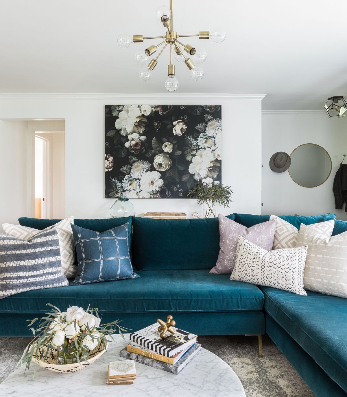 Living Room Makeover with West Elm - New Darlings