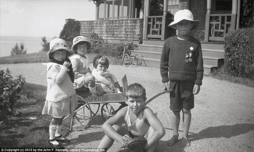 Kennedy sisters pictured Kathleen, Rosemary and Eunice
