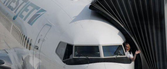 Captain Carey Smith Steacy, WestJet pilot for 17 years, mother of two.