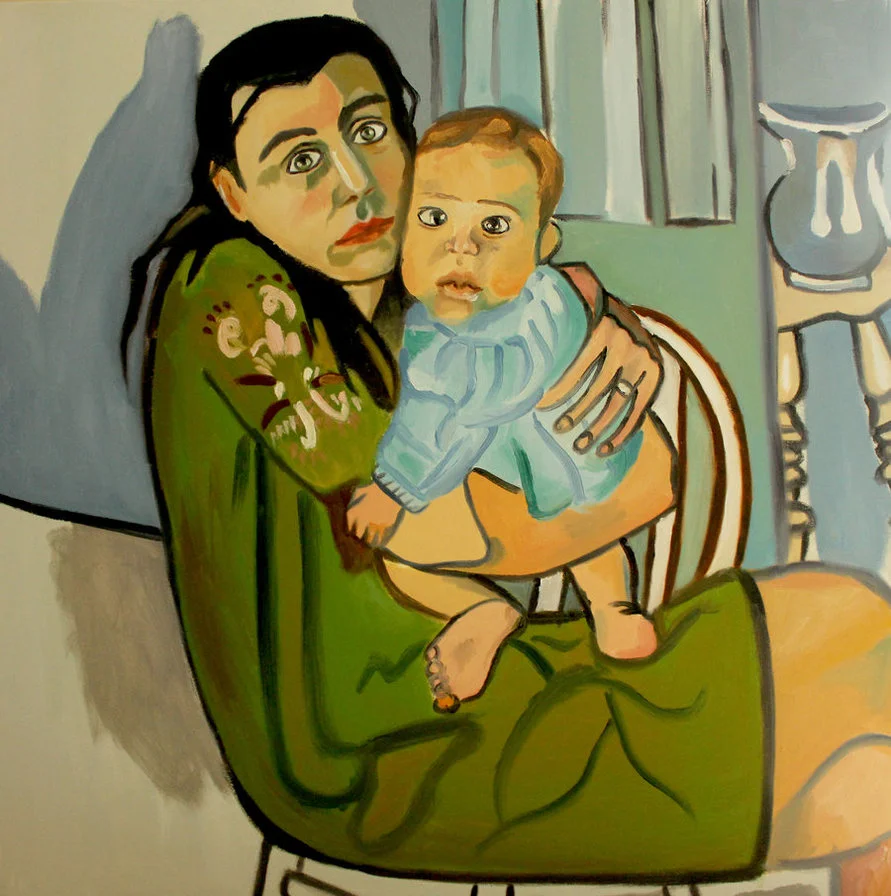 Daughter-in-law Nancy with granddaughter Olivia, 1967