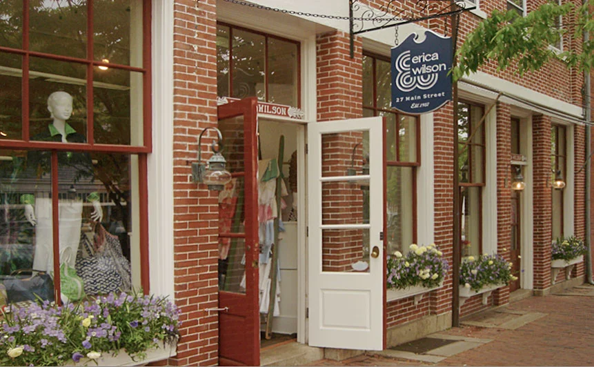 Erica Wilson’s Nantucket Shop is run by her daughter Vanessa Diserio