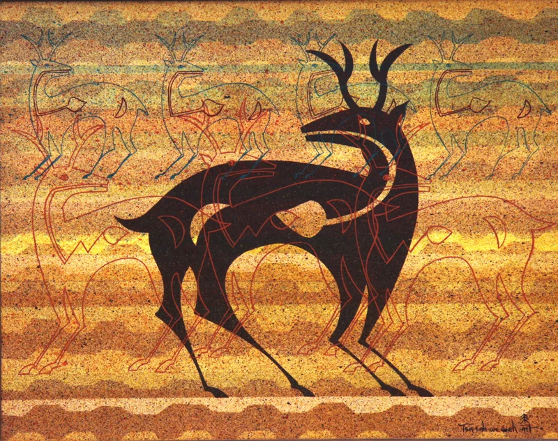 Helen Hardin painting
