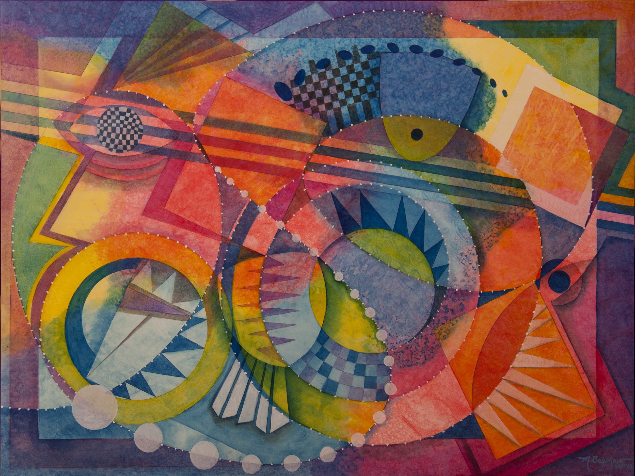 Margarete Bagshaw painting