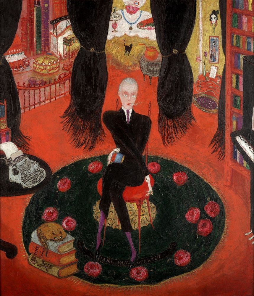 Portrait of her friend Carl Van Vechten (1922)