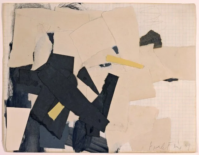 WHITE AIR 1959 Mixed Media Collage