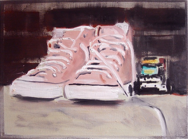 Darinka's shoes, 2011, 30×40 cm, oil on canvas