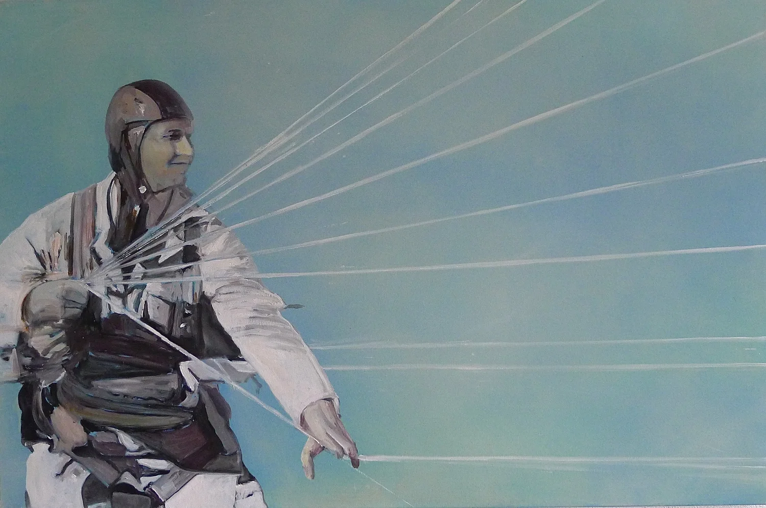 Capturing the Sky 3, 2015, oil on linen, 160 x 100 cm
