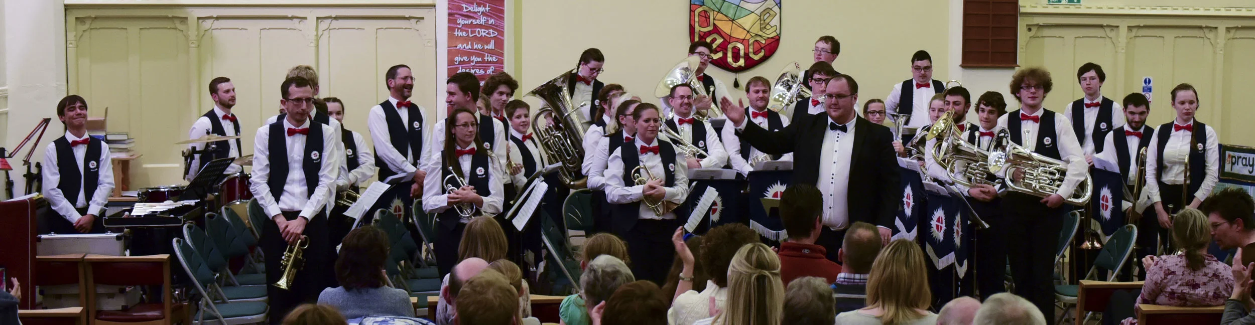 Visit of the National Methodist Youth Brass Band.