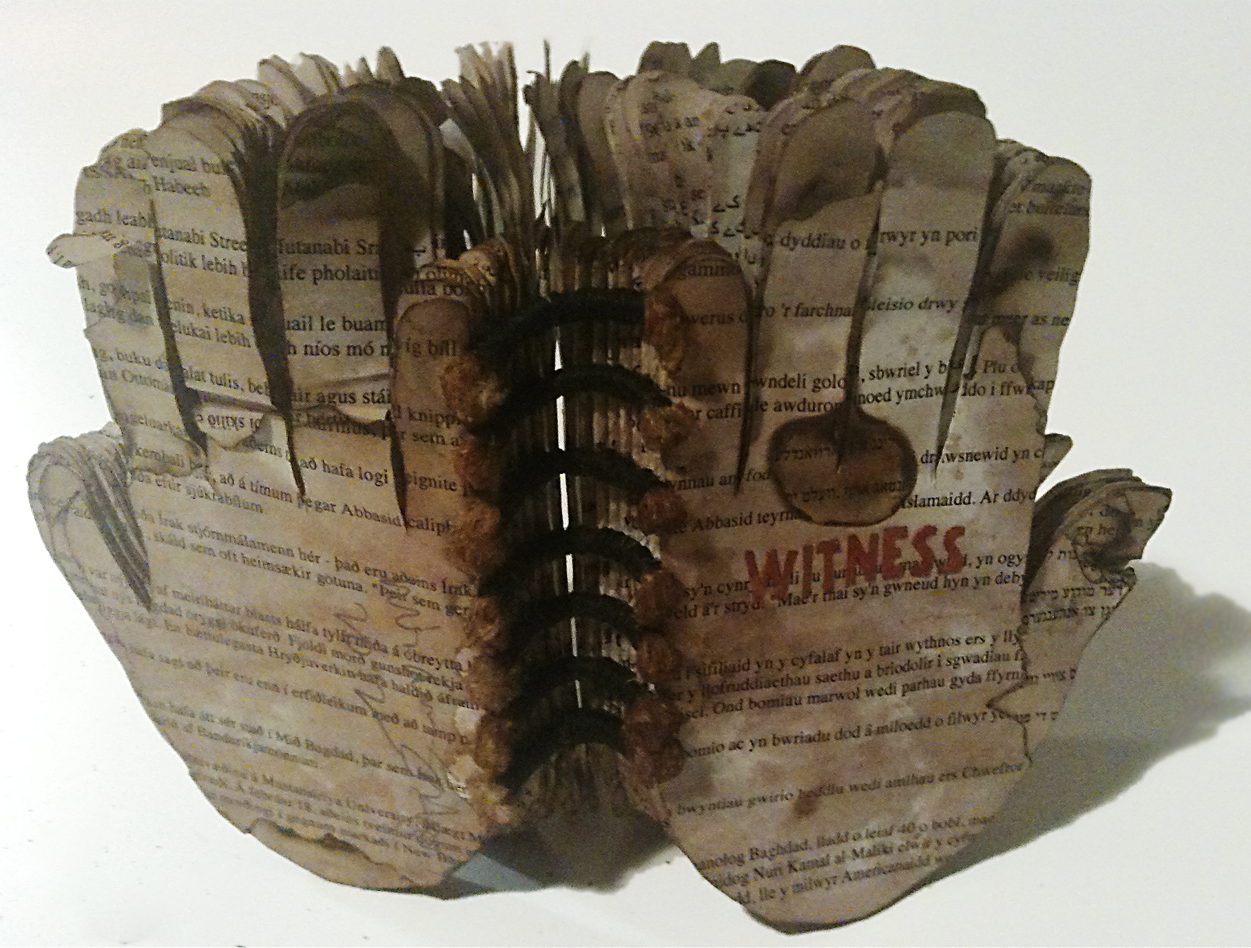 Witness was created for the Al Mutanabi Artist Book Project. You can learn more about the exhibition here .