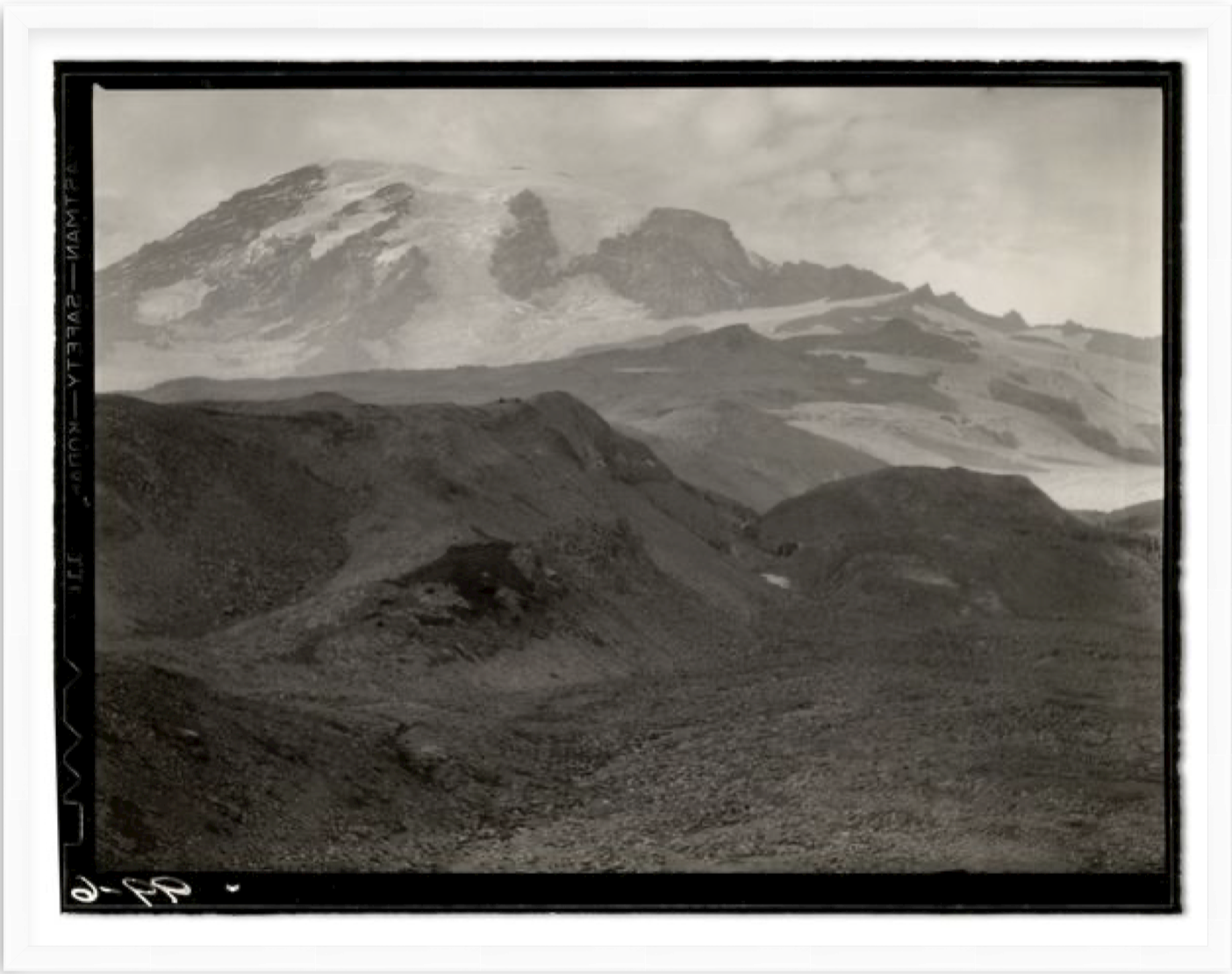Mt. Rainer Nisqually Glacier and Gibraltar Rock - 1936