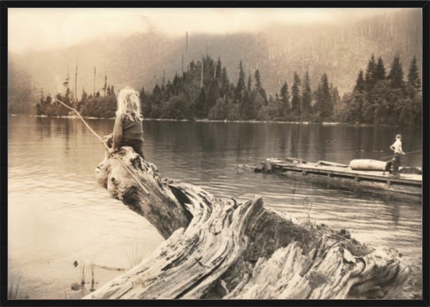 Lake Cavanaugh Fishing, 1949