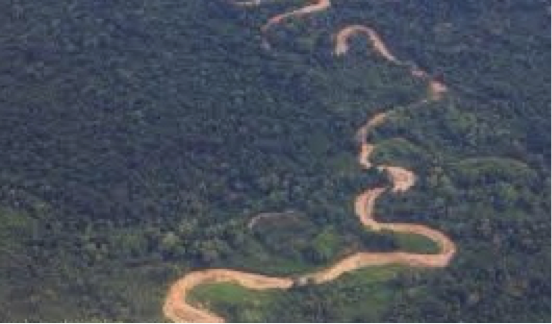 The winding river Pucuro!