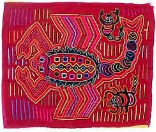 A typical Kuna Mola
