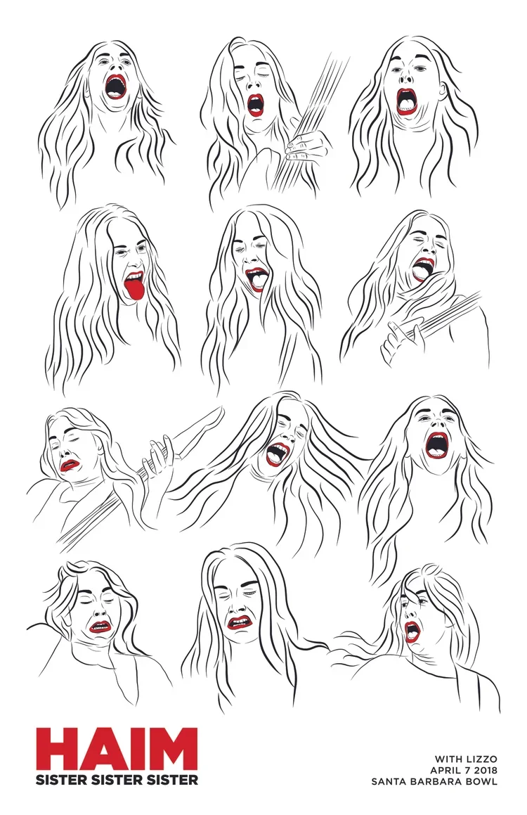 Haim | Concert Poster