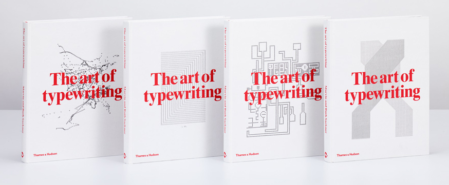 The Art of Typewriting layout was created by London’s leading graphic design studio, Graphic Thought Facility, and each book has a cover with a unique combination of front and back image.