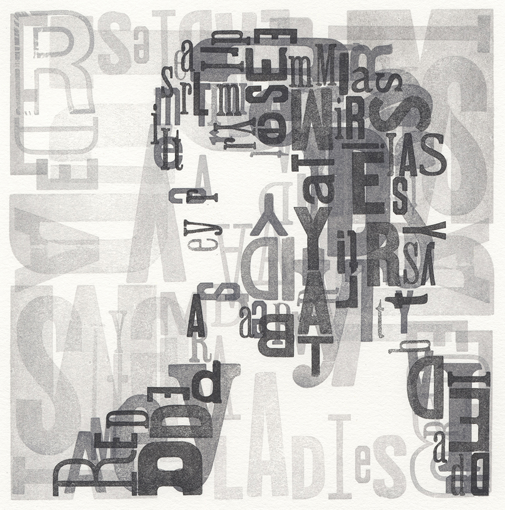 Leslie Nichols , Typeface , Handset Wood Type Letterpress