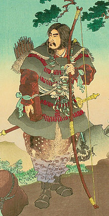 Jimmu with his long bow