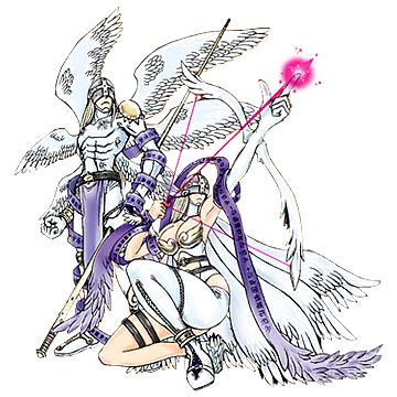 Angemon and Angewomon