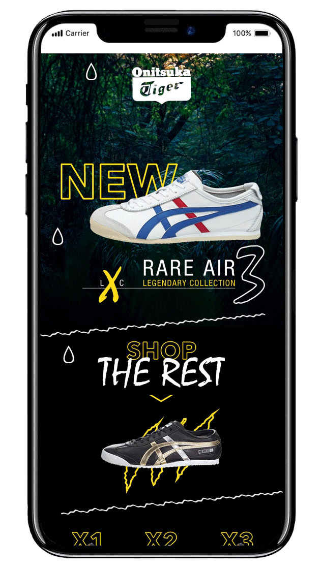 Email Design - Onitsuka Tiger