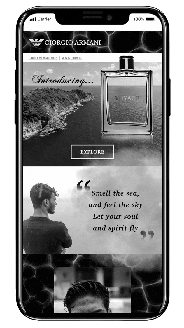 Email Design - Giorgio Armani