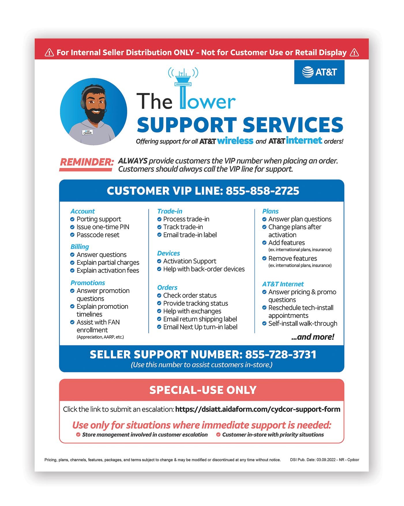 DSI Tower Support Services Job Aid