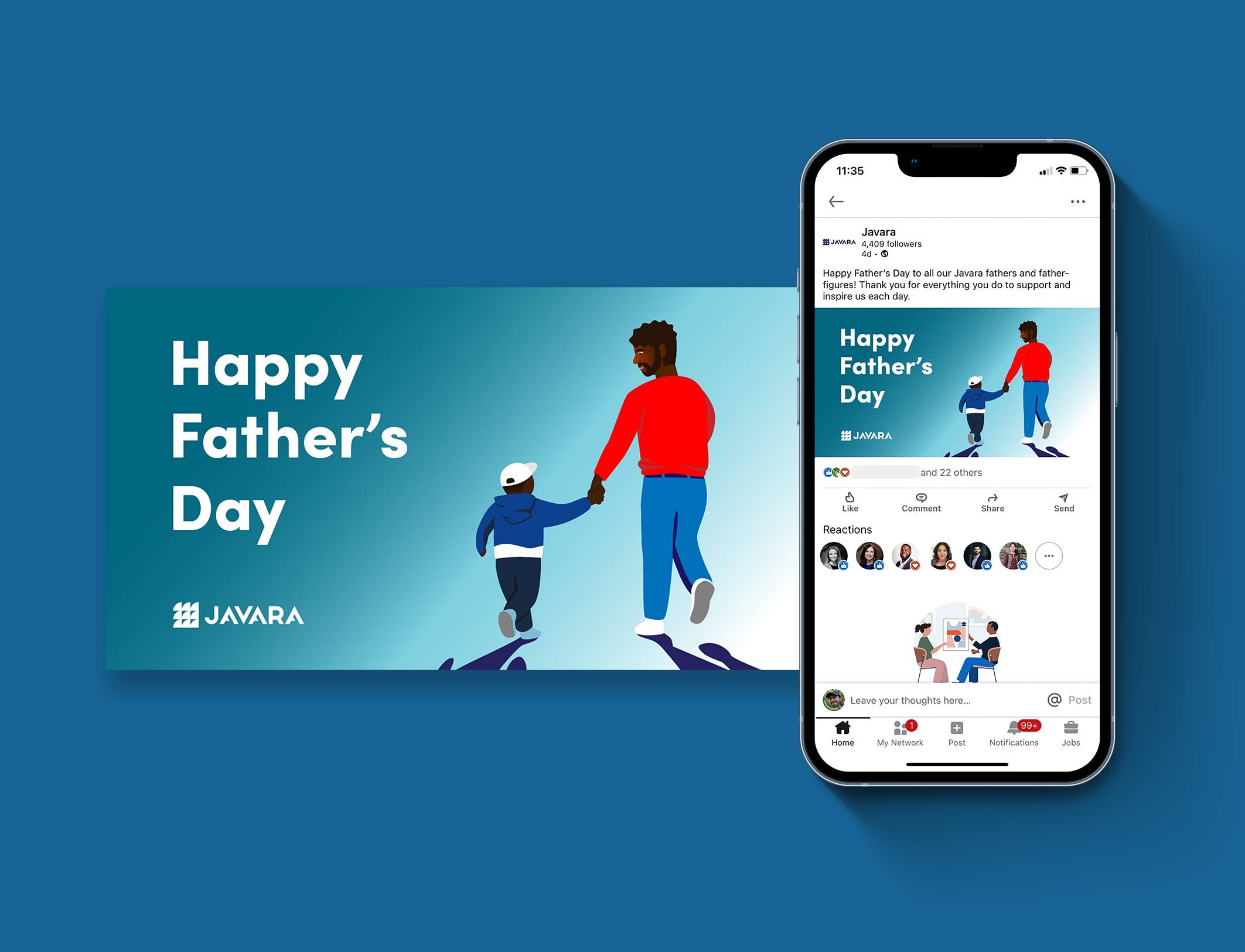 Javara Father's Day Social Media Graphic