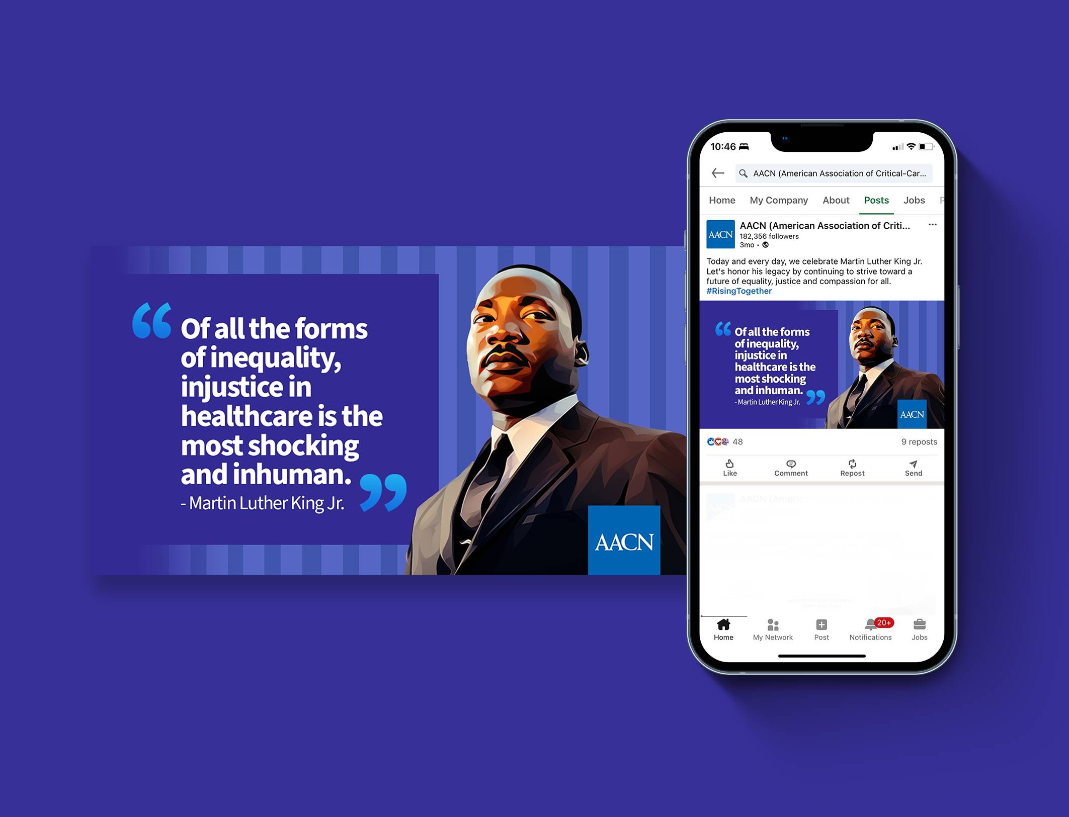 AACN MLK Day Social Media Graphics