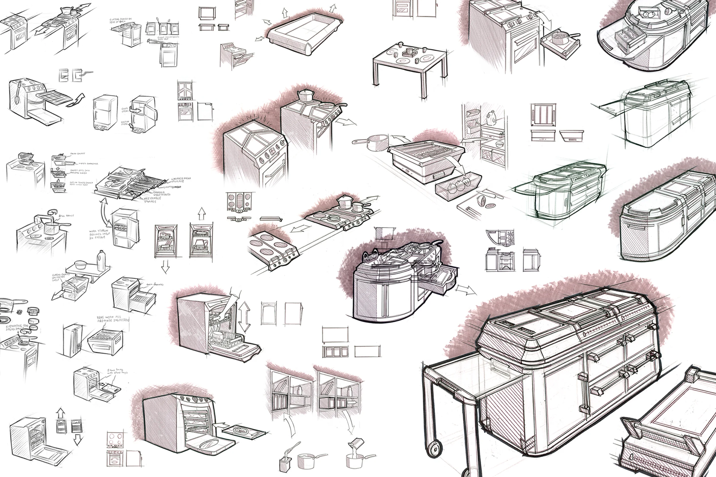 Whirlpool Cook Spot Concept | Sketch Development