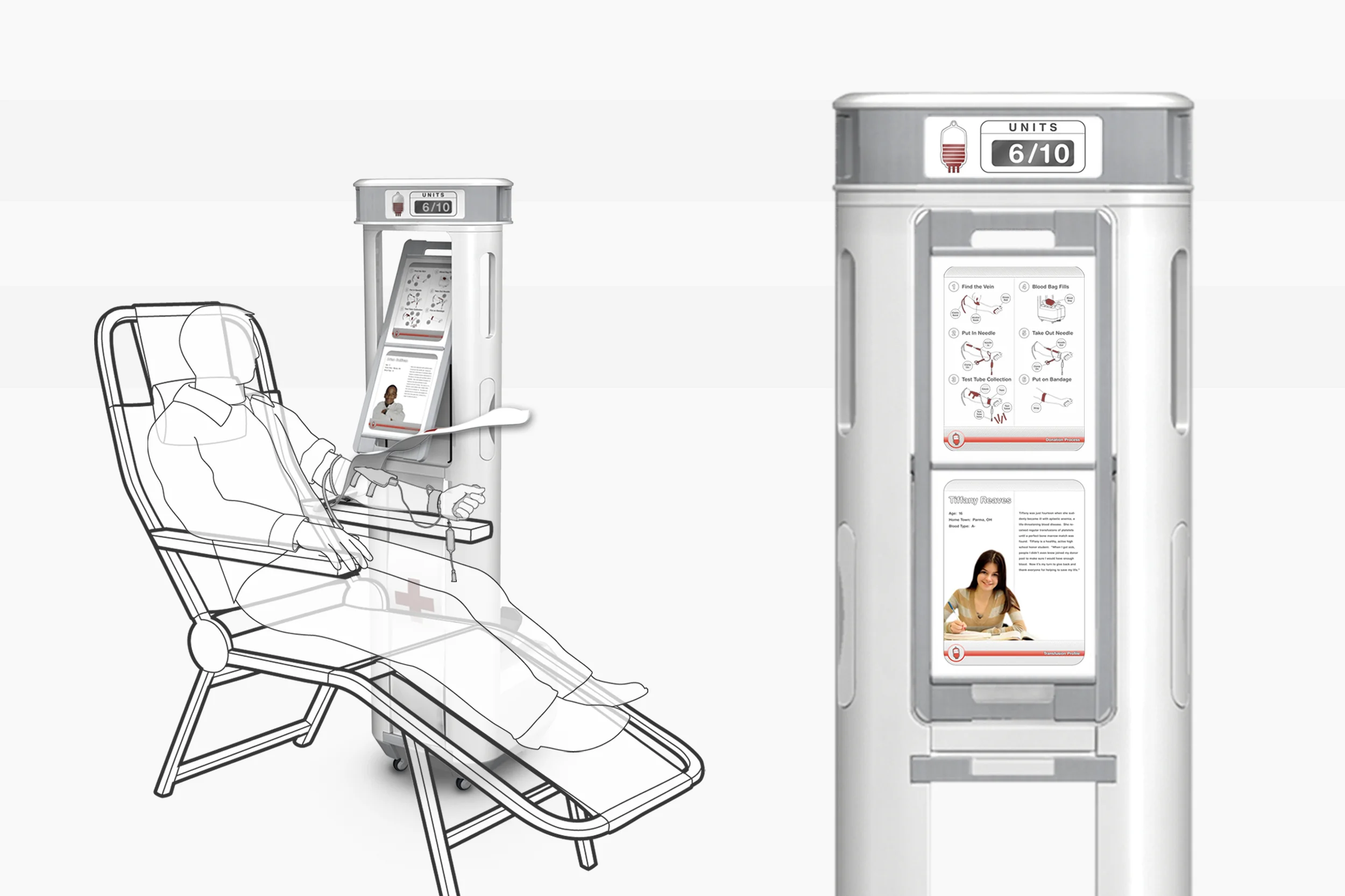 Blood Donation Station Concept | Product Design