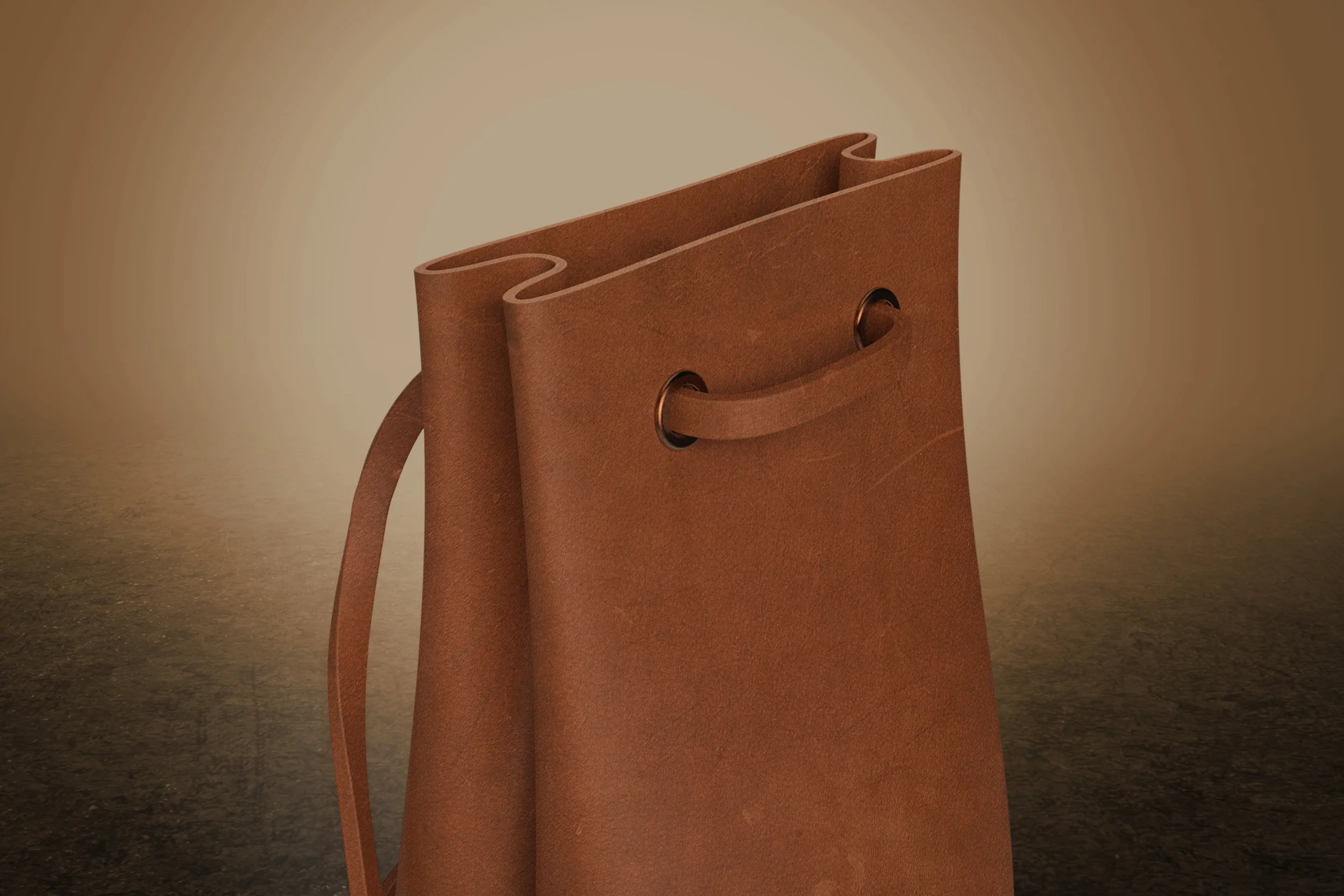 Leather Carry Bag | Soft Goods Design