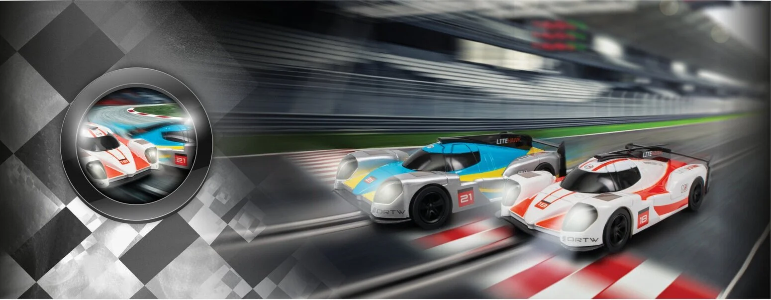 litehawk circuit lmp slot car set