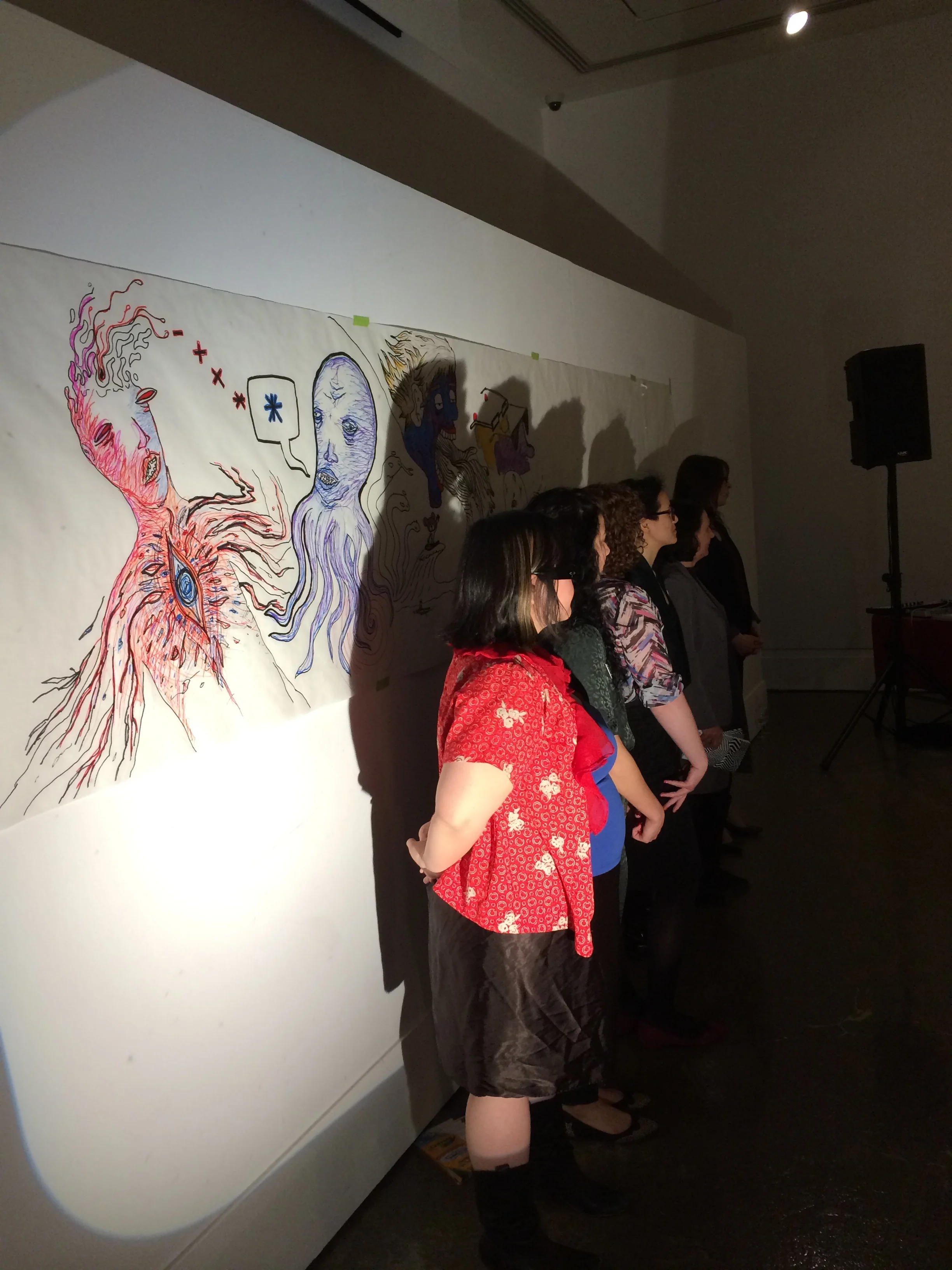 Live Drawing at Art Gallery of Mississauga