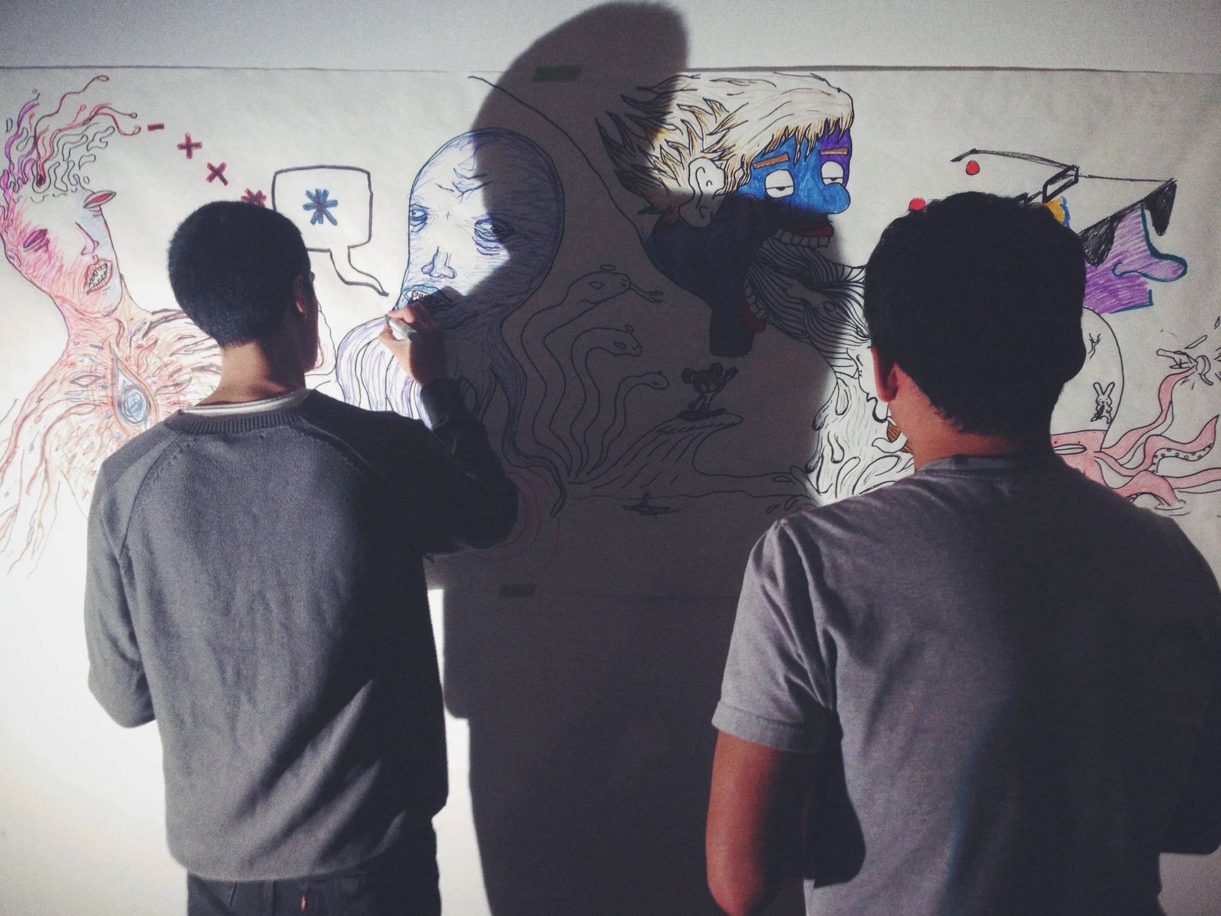 Live Drawing with @danmilk at Art Gallery of Mississauga