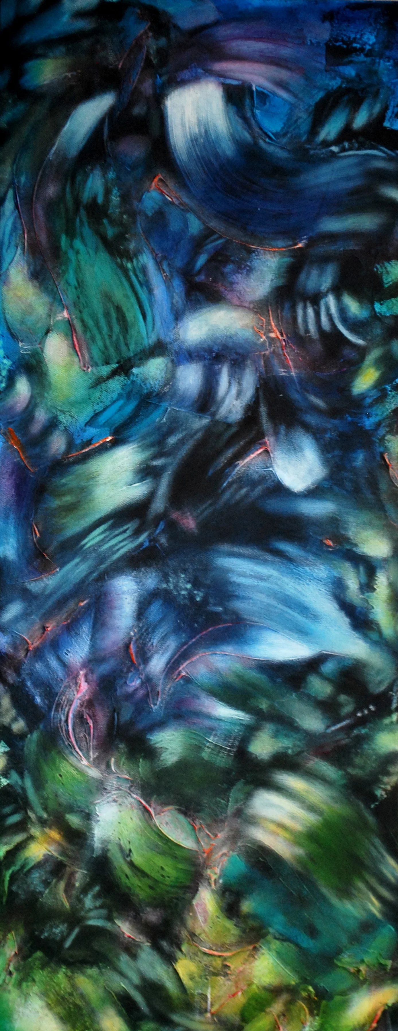 Fragmentos de Otras Historias II 16 x 40 in. 41 x 102 cm