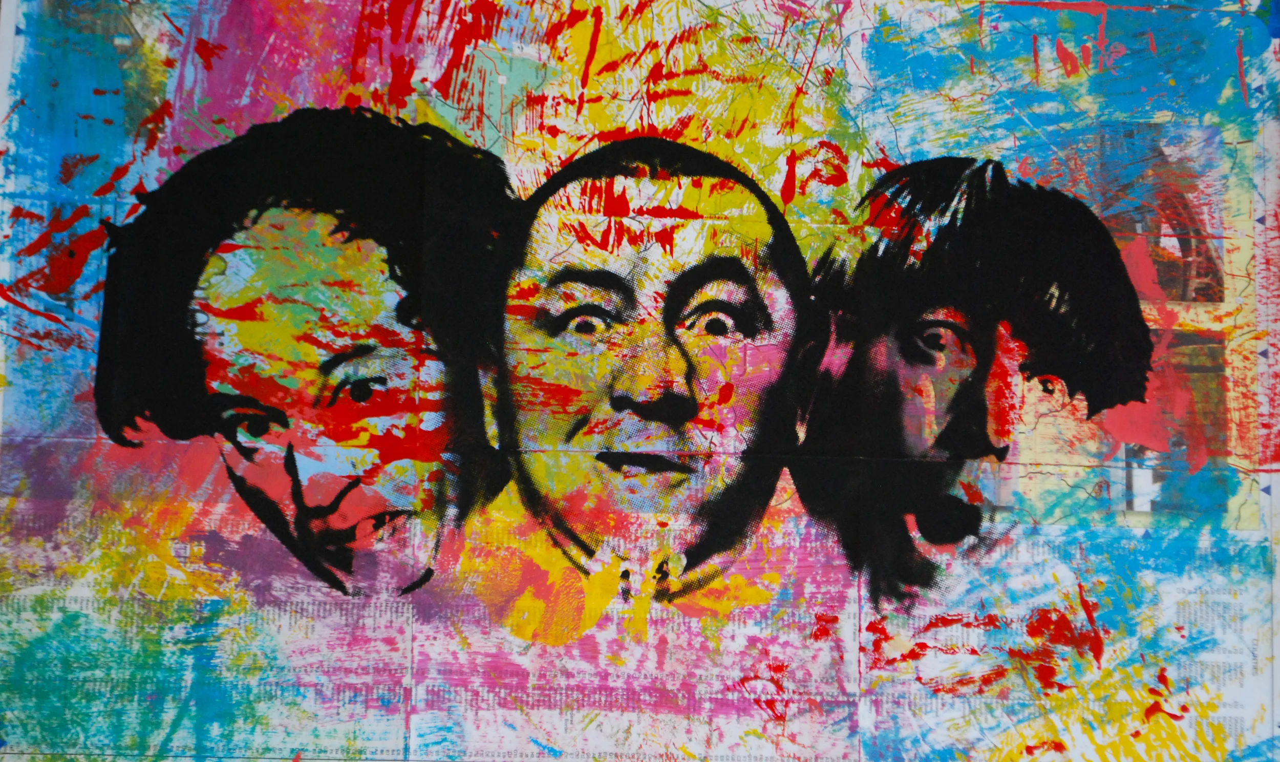 Los 3 Chiflados 5. 11 x 23 in
