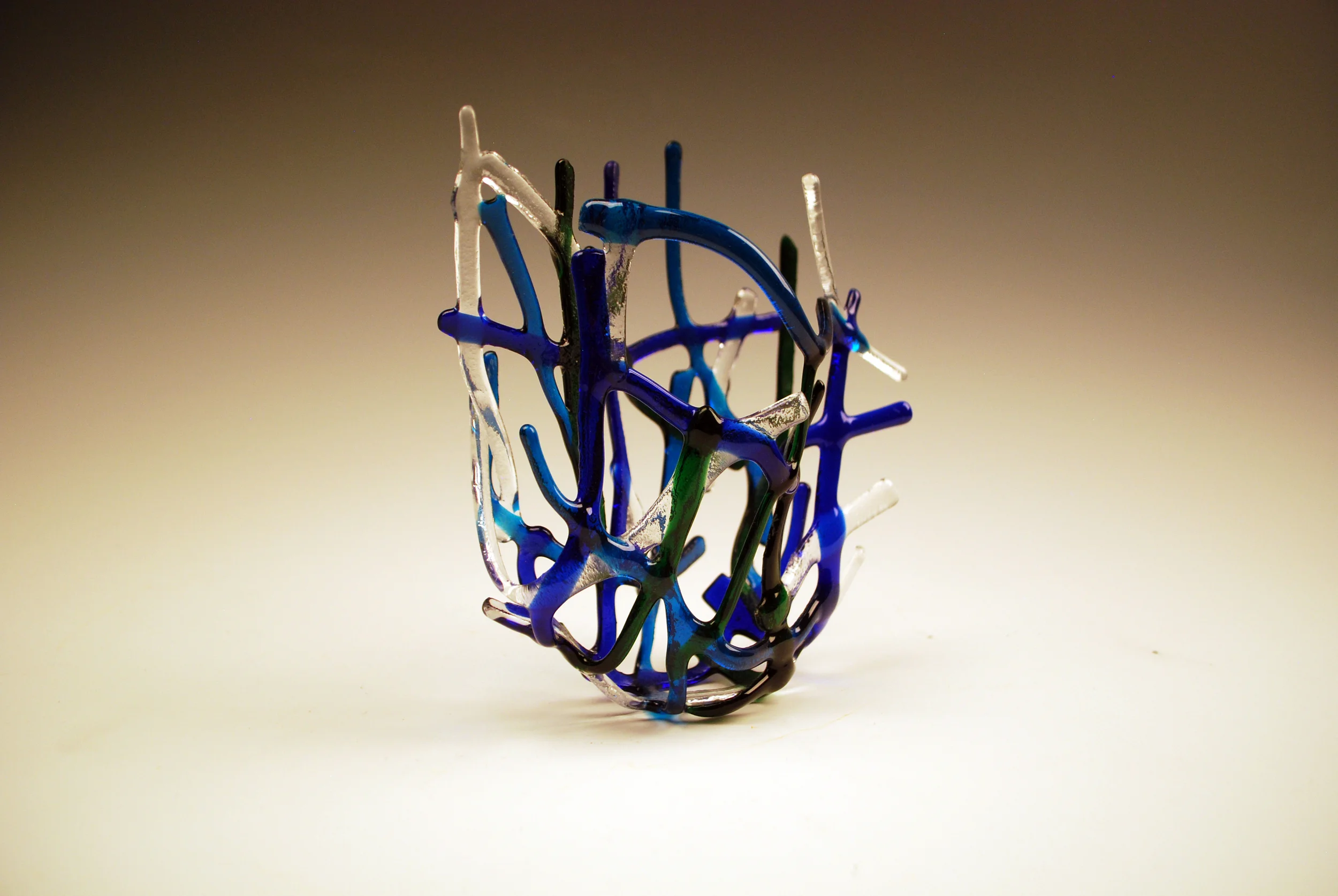 Azul 12" x 8" x 5" Sold / vendida