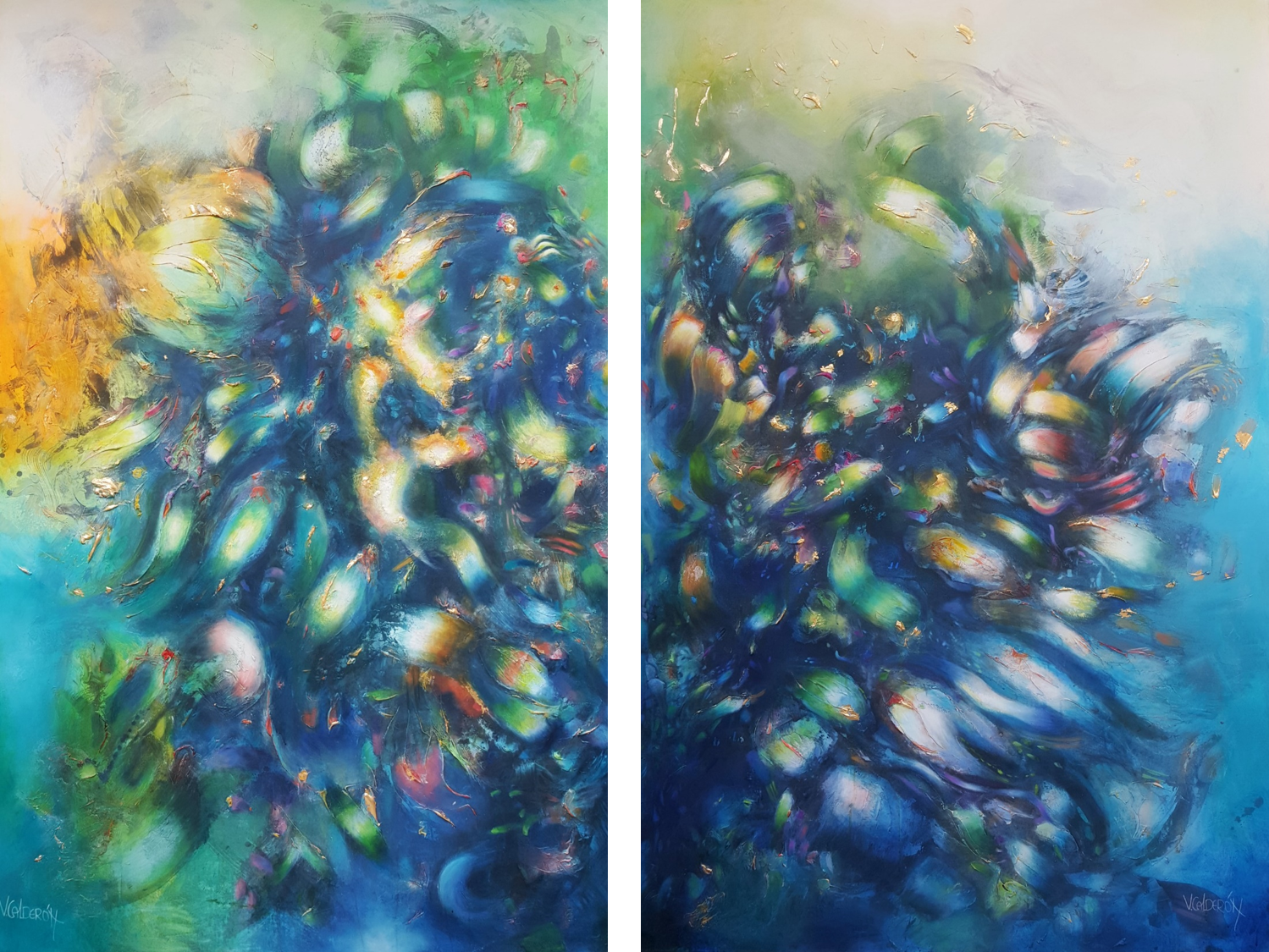 Baile de los Sueños I & II 1.90 x 1.30 m Sold / Vendido