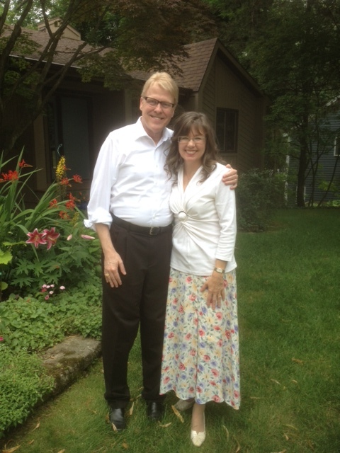  Kevin and with his friend and editor, Dr. Helen Marlais at a Cedar Rapids, MI Piano camp.&nbsp; 