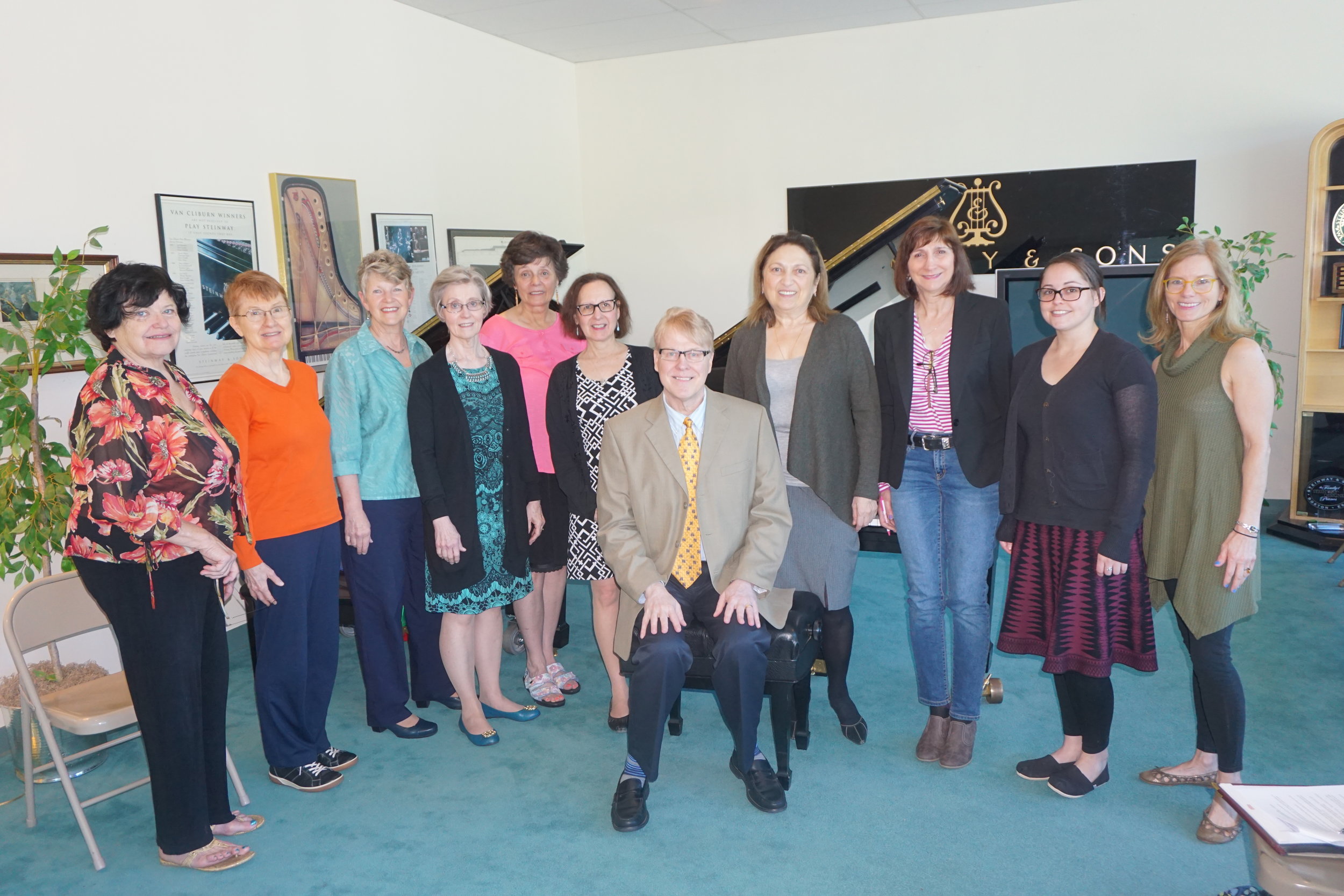 Kevin with Piano Teachers