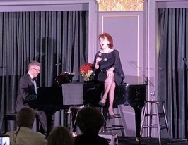Chanteuse Anne-Marie Kenny with Sean Kelly, pianiste.