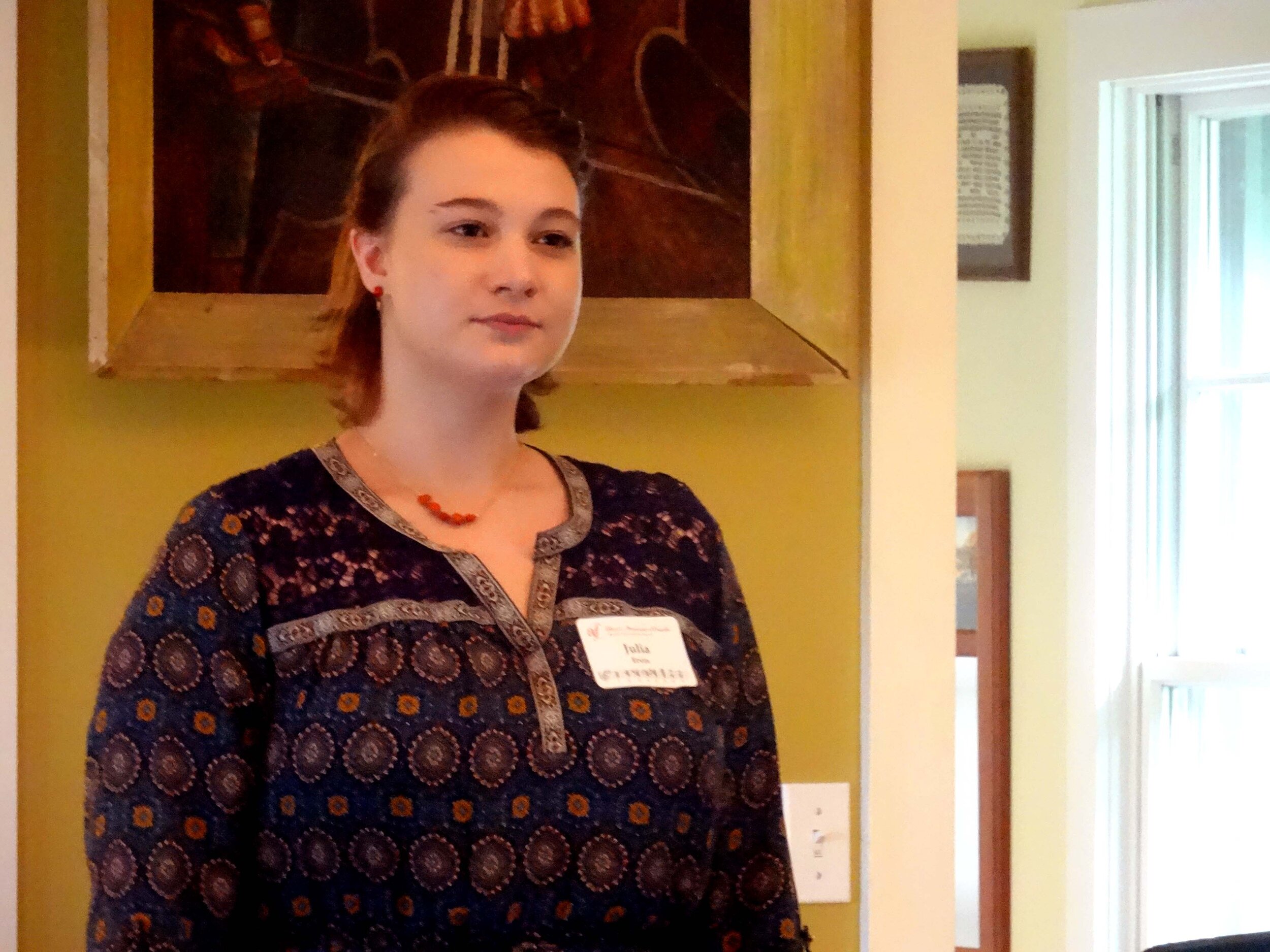 Singer Julia Ervin performed a French art song as well as “Habeñera” from Bizet’s Carmen.