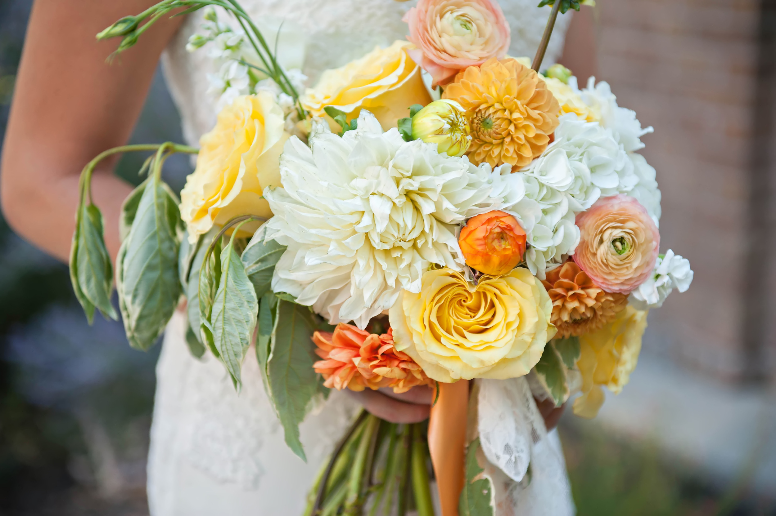 Citrus Wedding Inspiration / Flowers by Blushing Rose Floral