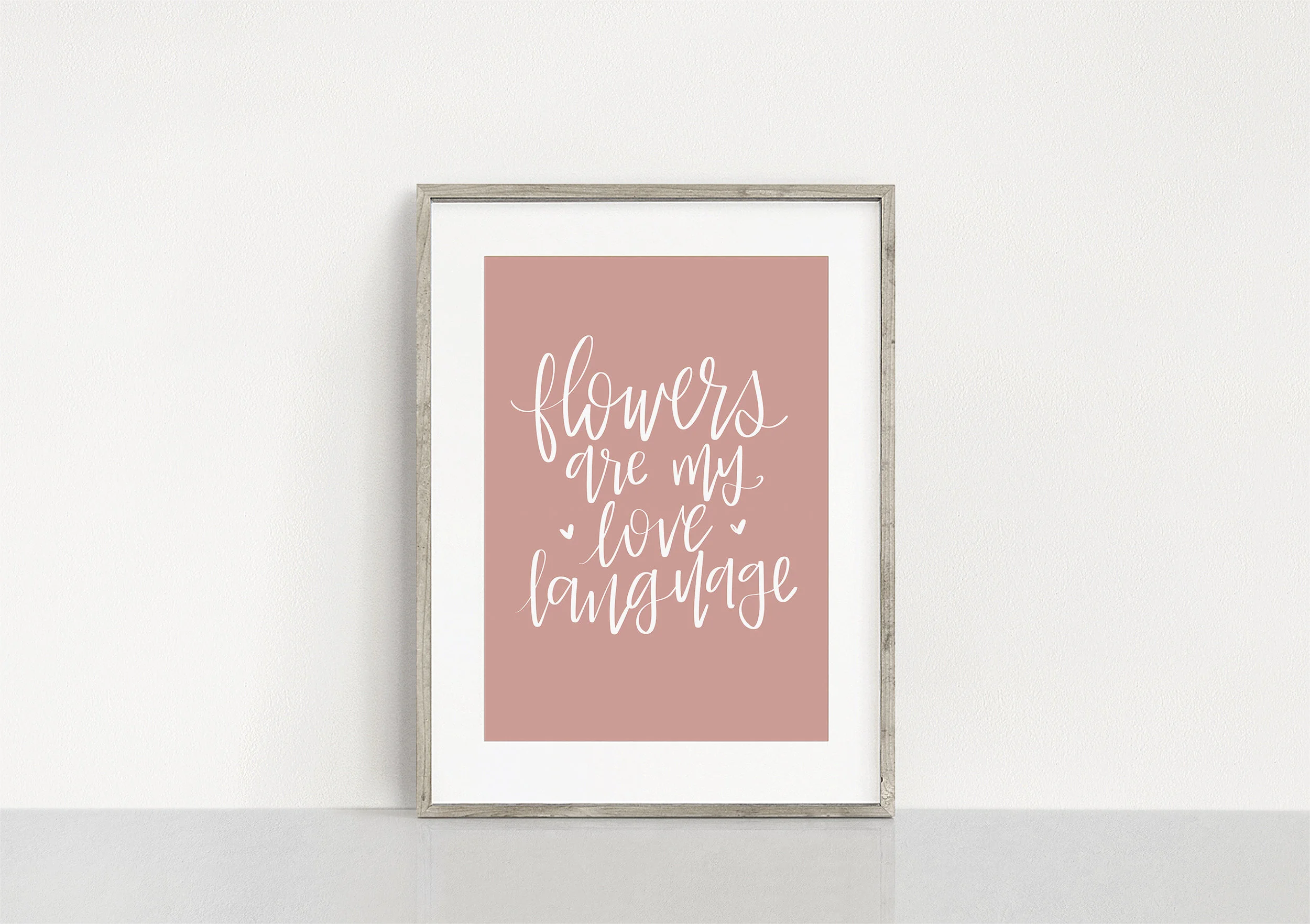 Love Language Quote (4 Colors)