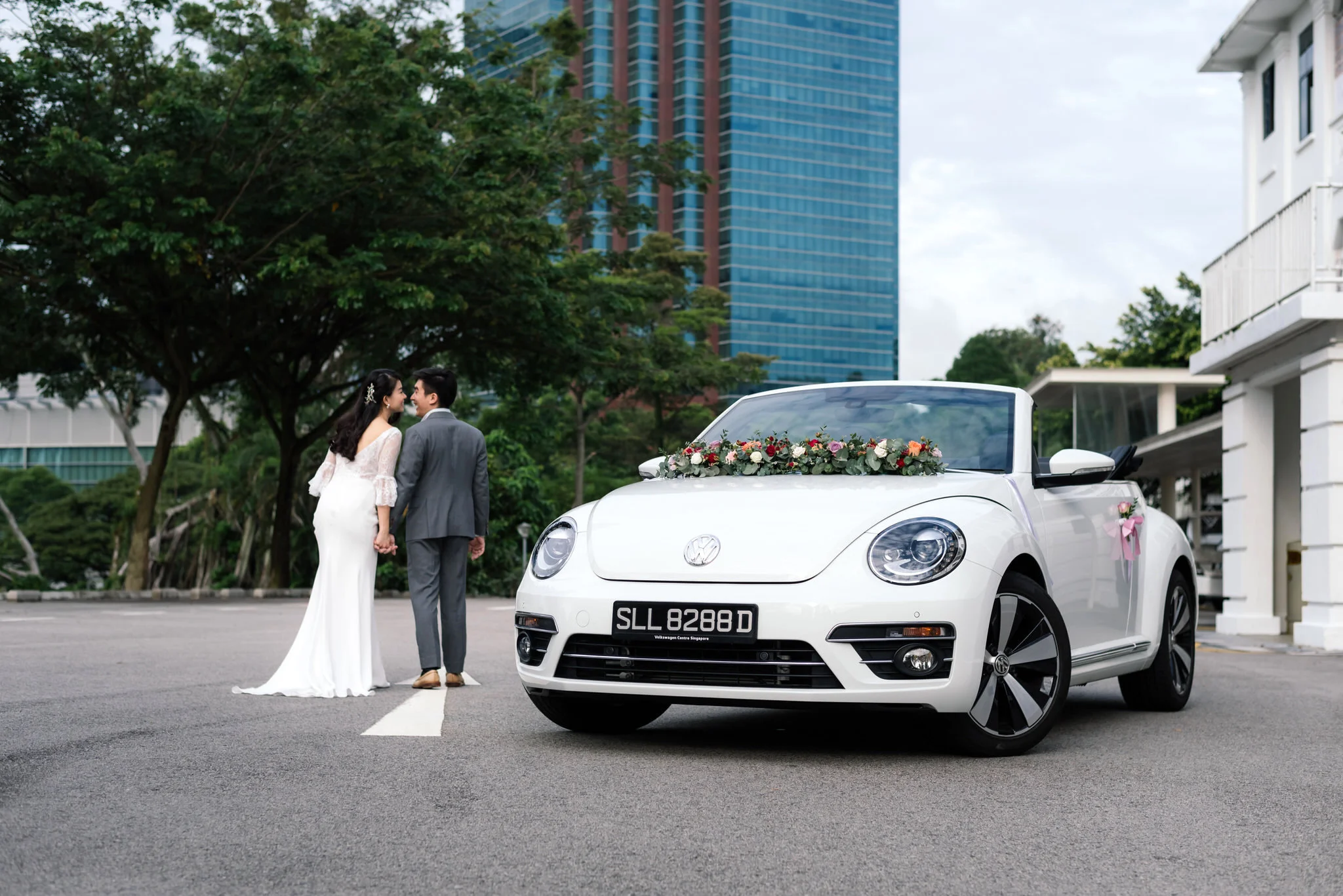 Car Club Wedding Beetle ( Discounted rates available for our couples) At Car Club, we know it’s extremely important to make every part of your special day memorable. With over 20 years of experience in mobility solutions, our wedding car rental service offers every wedding couple a touch of elegance & glitz, with our chic-looking Volkswagen Beetle Cabriolet and Coupe. Whether you are looking for a bespoke pre-wedding shoot or grand entry on your big day, our high-quality cars and competitive rates will let you travel in style without exceeding budget. Get more details here or WhatsApp us at +65 8522 5359 for a non-obligatory quote.