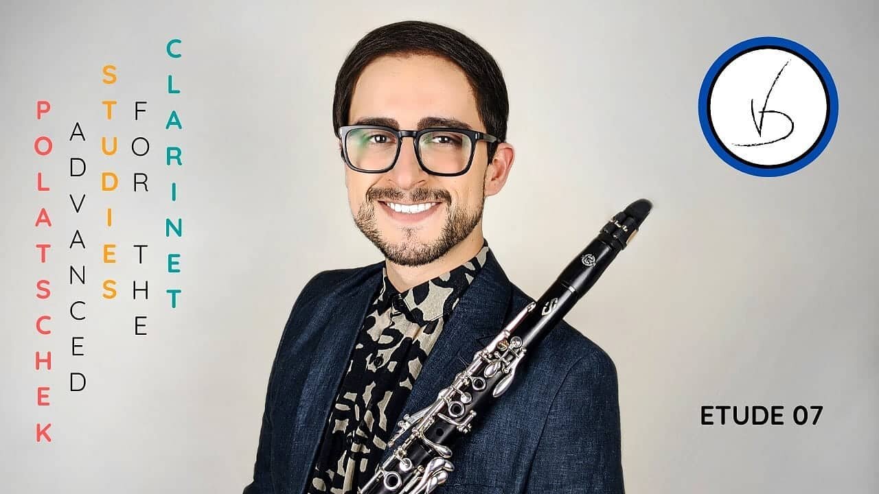 🎶Link in bio!🎶 My performance + master class for Etude 07 from Victor Polatschek's Advanced Studies for the Clarinet is now live on my YouTube channel!&nbsp;The seventh etude in this book is in the style of Stephen Heller and provides an excellent 