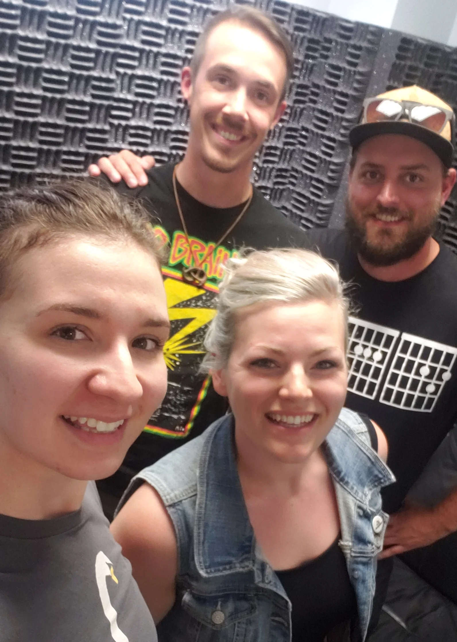 Ashley Bieniarz with Kyle, Kendra and Evan from Northern Royals (Left to Right)