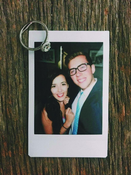Following their engagement, the couple documented their treasured moment. PC: Rachel Peppel