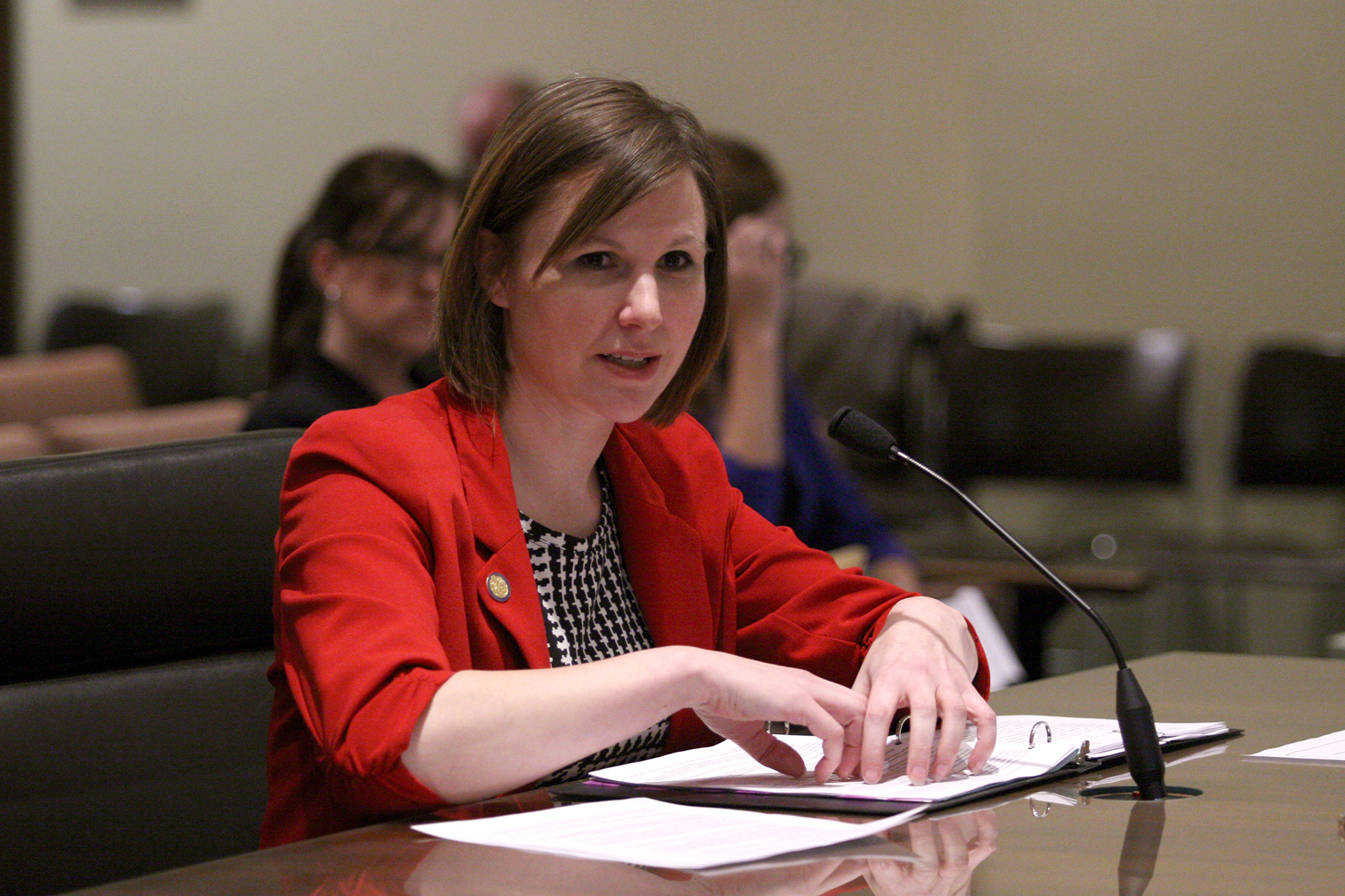 Senator Kate Bolz represents District 29 for Nebraska. PC: nebraskalegislature.gov